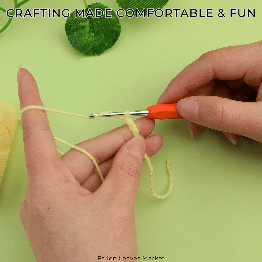 Complete Crochet Kit for Beginners: 6pc Succulent Plants Set with Hooks, Yarn, Markers, Eyes - Easy DIY Crochet Crafts Starter Pack