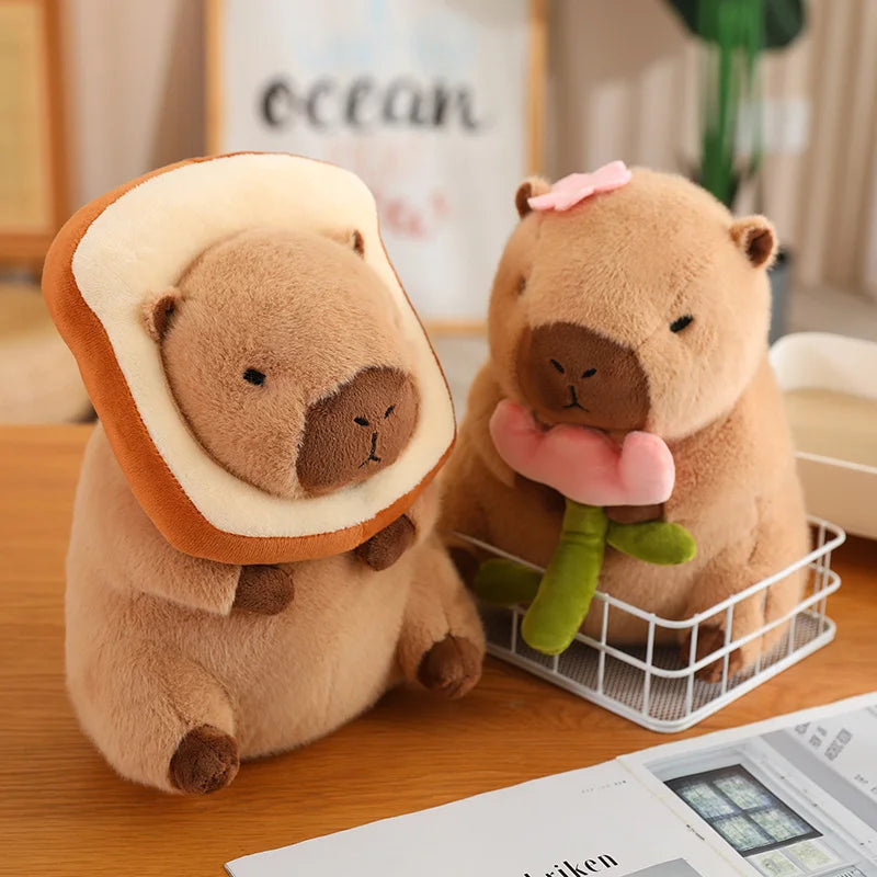 Adorable Capybara Plush Toys with Cute Costumes - Soft Stuffed Animal for Kids & Adults, Perfect Gift, Available in 30cm & 40cm Sizes