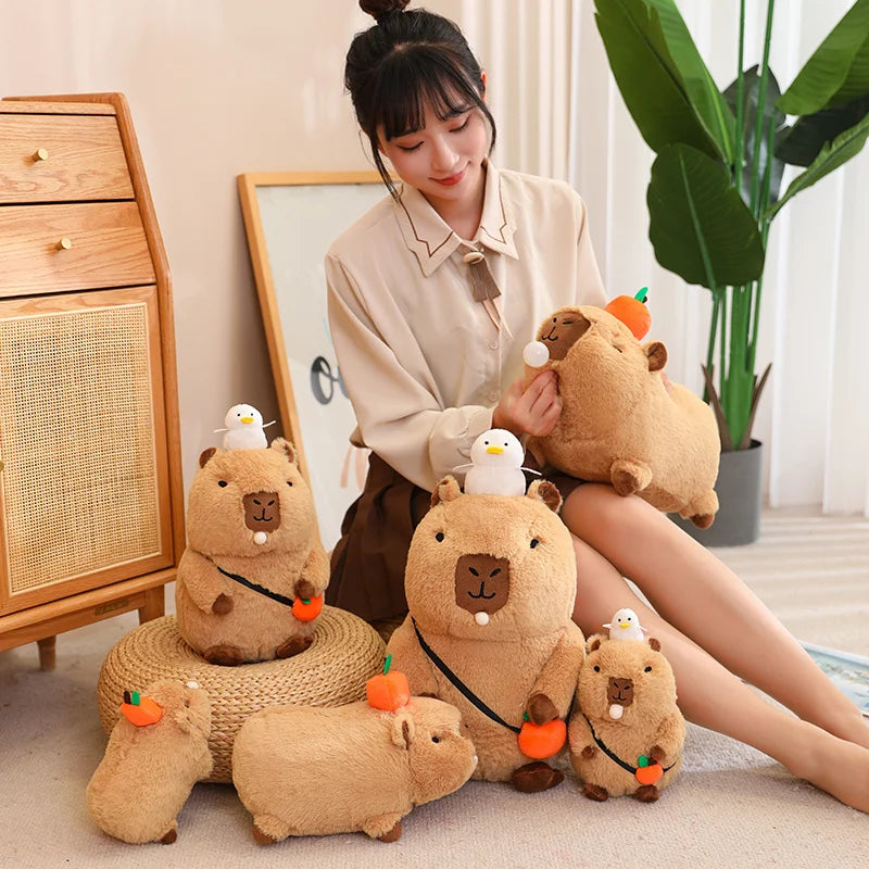 Adorable Capybara Plush Toys with Cute Costumes - Soft Stuffed Animal for Kids & Adults, Perfect Gift, Available in 30cm & 40cm Sizes