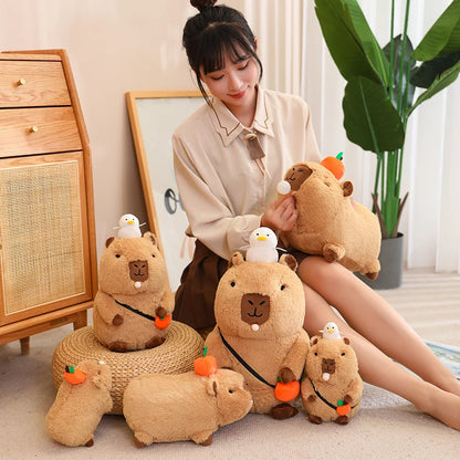 Adorable Capybara Plush Toys with Cute Costumes - Soft Stuffed Animal for Kids & Adults, Perfect Gift, Available in 30cm & 40cm Sizes