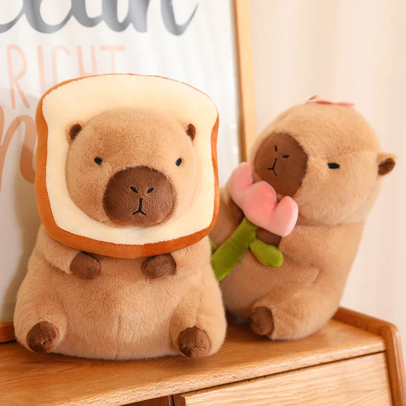 Adorable Capybara Plush Toys with Cute Costumes - Soft Stuffed Animal for Kids & Adults, Perfect Gift, Available in 30cm & 40cm Sizes