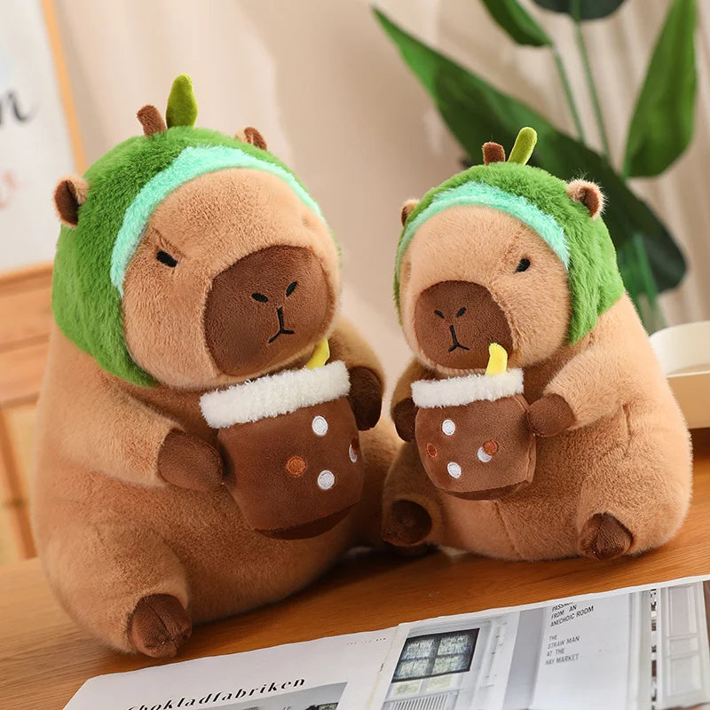 Adorable Capybara Plush Toys with Cute Costumes - Soft Stuffed Animal for Kids & Adults, Perfect Gift, Available in 30cm & 40cm Sizes