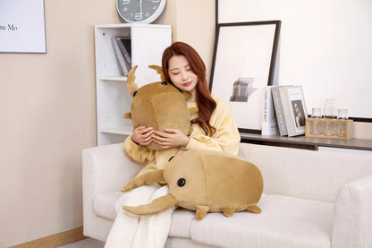 Cute Plush Bug Pillow (50cm) – Adorable Kawaii Beetle-Inspired Stuffed Animal Cushion for All Ages