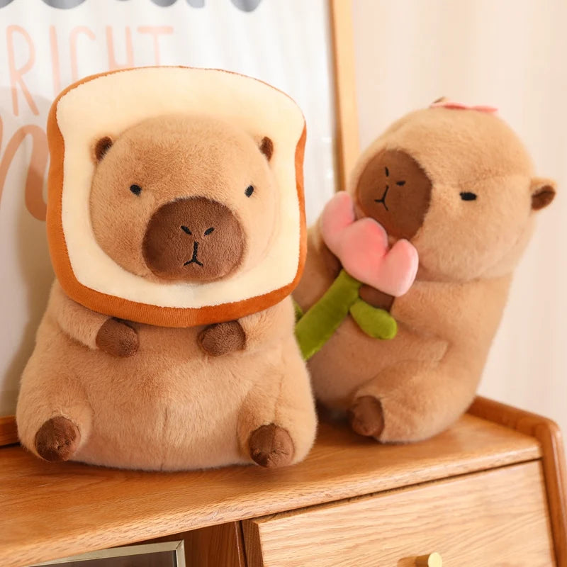 Adorable Capybara Plush Toys with Cute Costumes - Soft Stuffed Animal for Kids & Adults, Perfect Gift, Available in 30cm & 40cm Sizes