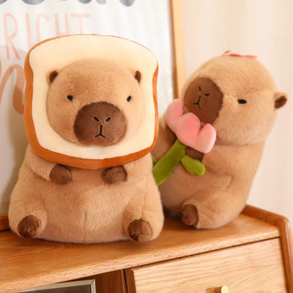 Adorable Capybara Plush Toys with Cute Costumes - Soft Stuffed Animal for Kids & Adults, Perfect Gift, Available in 30cm & 40cm Sizes