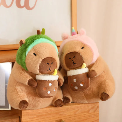 Adorable Capybara Plush Toys with Cute Costumes - Soft Stuffed Animal for Kids & Adults, Perfect Gift, Available in 30cm & 40cm Sizes