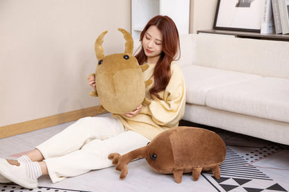 Cute Plush Bug Pillow (50cm) – Adorable Kawaii Beetle-Inspired Stuffed Animal Cushion for All Ages