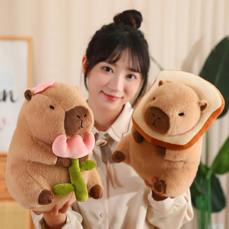 Adorable Capybara Plush Toys with Cute Costumes - Soft Stuffed Animal for Kids & Adults, Perfect Gift, Available in 30cm & 40cm Sizes